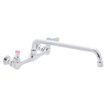 Torneira de Cozinha Sem Chumbo - DuraSteel Torneira Murada de 8" com Bico Giratório de 12" - Certificada NSF