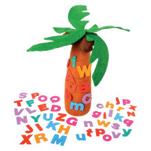 Constructive Playthings Baum und Buchstaben für "Chicka Chicka Boom Boom", 25 cm hoher Plüschbaum
