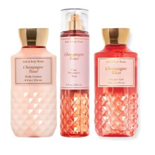 Bath and Body Works - Champagne Toast - Trio - Duschgel, Feuchtigkeitsspray & Körperlotion