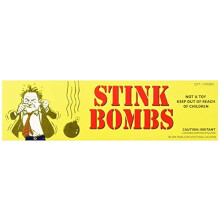 Rhode Island Novelty Stink Bombs – 36 sticluțe de sticlă în total, cadou de farsă cu eliberare prin spargere