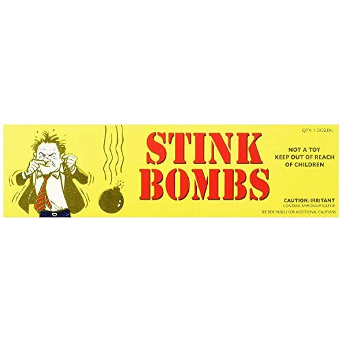 Ρόουντ Άιλαντ Novelty Stink Bombs | 3 Γυάλινες Φιάλες Ανά Κουτί | 12 Κουτιά Ανά Παραγγελία