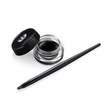 Rimmel Scandaleyes Vattentät Gelögonpenna - Svart, 0,085 oz (ca 2,4 g), 24 h smudge-säker, Lätt att applicera med Pro Brush