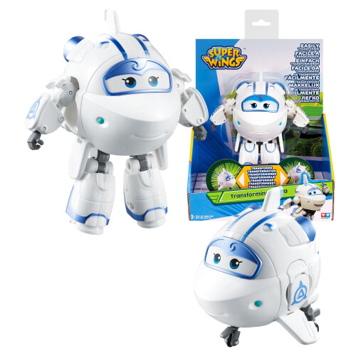 Super Wings - Figurina Transformatoare Astra | Nava Spațială | Robot | 5"