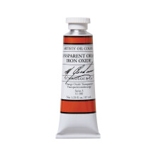 M. Graham Künstlerölfarbe Transparentes Orange Eisenoxid 1,25oz/37ml Tube