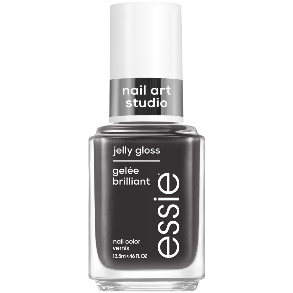 essie Nail Art Studio Jelly Gloss Nail Polish  Vegan  Sheer Black Nail Polish  Ink Jelly  046 Fl Oz-image-OPC-PFRJXJN-NEW