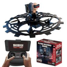 Force1 Officially Licensed Skibidi Toilet Toy RC Drone- Flying Buzzsaw Mini Drone with Camera 1080p FPV Video Recording Headless Mode Altitude Hold