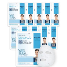 DERMAL Hyaluronate Collage Essence Gezichtsmasker 23g Verpakking van 10 - Hydro Boost voor Droge Huid