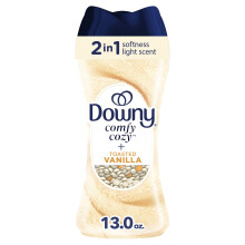 Downy Comfy Cozy In-Wash Laundry Scent Booster Beads  Toasted Vanilla Scent  13 oz  Softness and Freshness