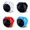 (Black) Bluetooth Speaker Mirror Alarm Clock Support AUX TF Card 2