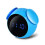 (Black) Bluetooth Speaker Mirror Alarm Clock Support AUX TF Card 5