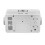 (Black) Brother Double Knob Simplified Alarm Clock Touch Adjust Backlight with Temperature Hu 7