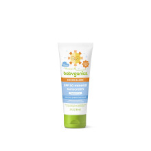 Loci   n protectora solar mineral Babyganics FPS 50, mezcla transparente, protecci   n UVA y UVB, libre de octinoxato y oxibenzona, resistente al agu