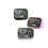 (White) Speaker Alarm Clock Mirror Wireless Bluetooth Speaker LED Digital Stereo Desktop 1