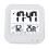 (Rose) Luminous Silent Humidity Temperature Alarm Clock LCD Display Alarm Clock 3