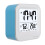 (Rose) Luminous Silent Humidity Temperature Alarm Clock LCD Display Alarm Clock 4
