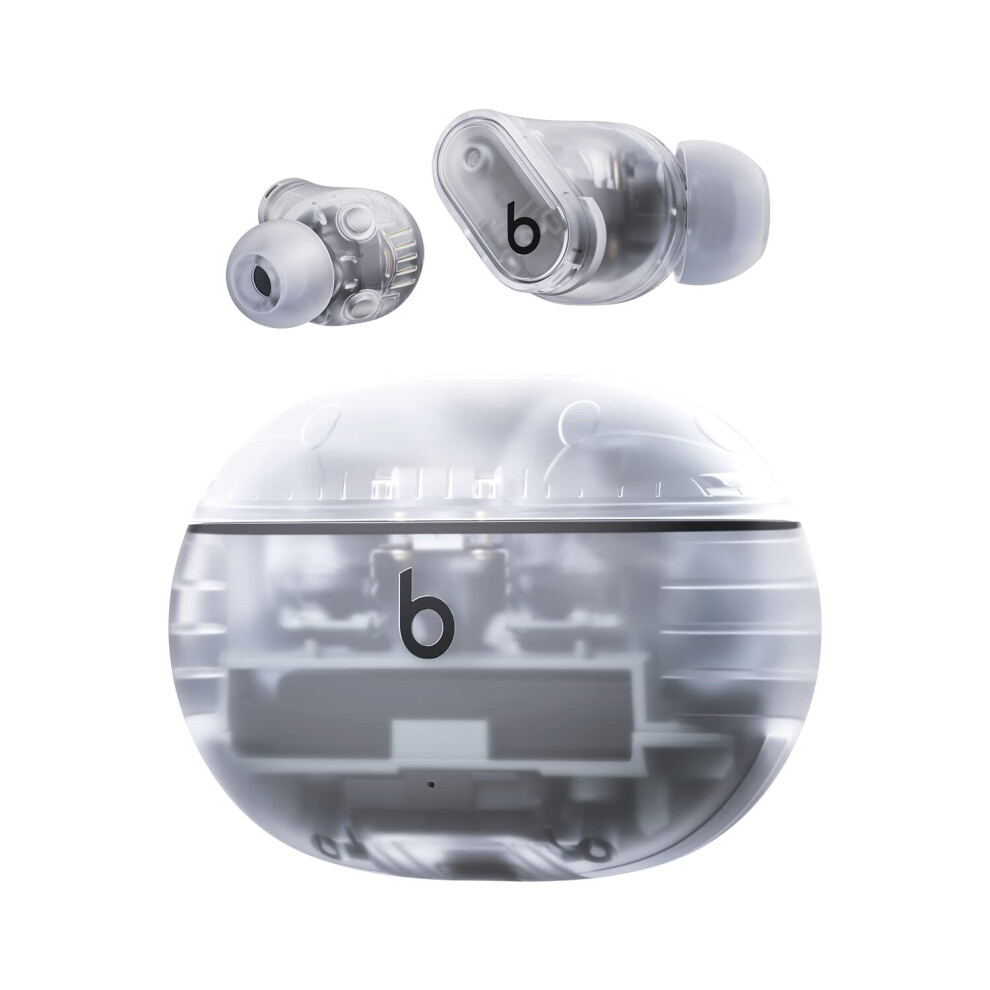 Beats Studio Buds + True Wireless Noise Cancelling Earbuds - Transparent (Renewed Premium) Bots + 753575992477