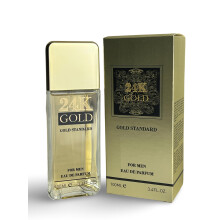 United Scents 24K GOLD Eau de Parfum for Men 3.4 Fl Oz Notes: Blood Orange Grapefruit Mint