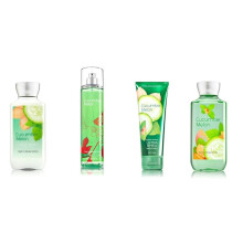 Bath & Body Works Komkommer Meloen Set | Douchegel, Lichaamslotion, Bodycrème & Geurspray