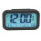 (Black) Intelligent Display Alarm Clock LCD Large Display Night Lighting Digital Clock 7
