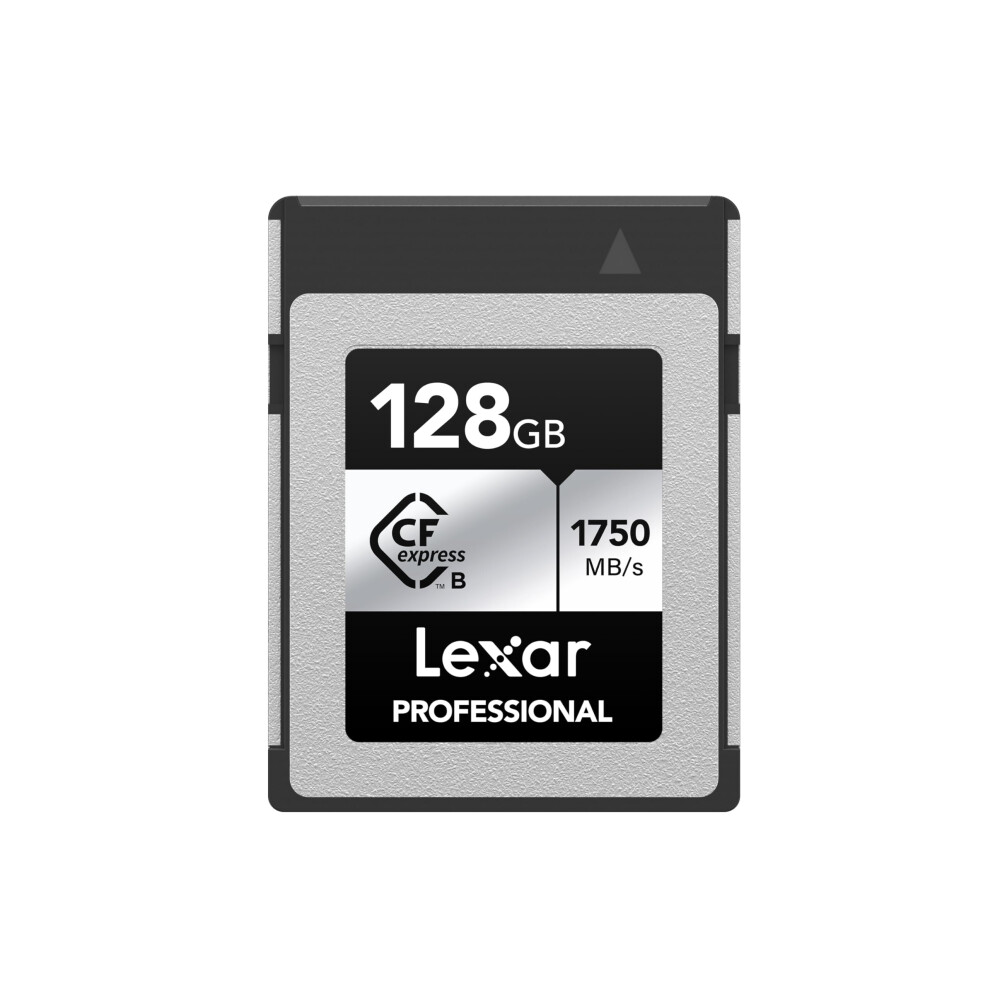 Lexar 128Gb Professional Cfexpress Type B Silver Series Card Lcxexsl128g-Rneng - Up To 1750/1300 Mb/S, 8K Video