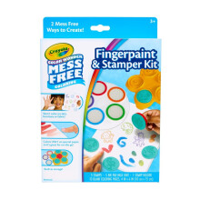 Crayola Color Wonder Mess -ilmainen sormiv ri- ja leimasinsetti Safari-leimasimet lapsille, v ripaljastava muste, taaperoiden aktiviteettilahjat 3+