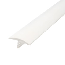 Outwater Industries 25 Foot White 3/4 Inch Center Barb Tee Moulding T Molding Hobbyist Pack  Small Projects  Arcade Machines and Tables