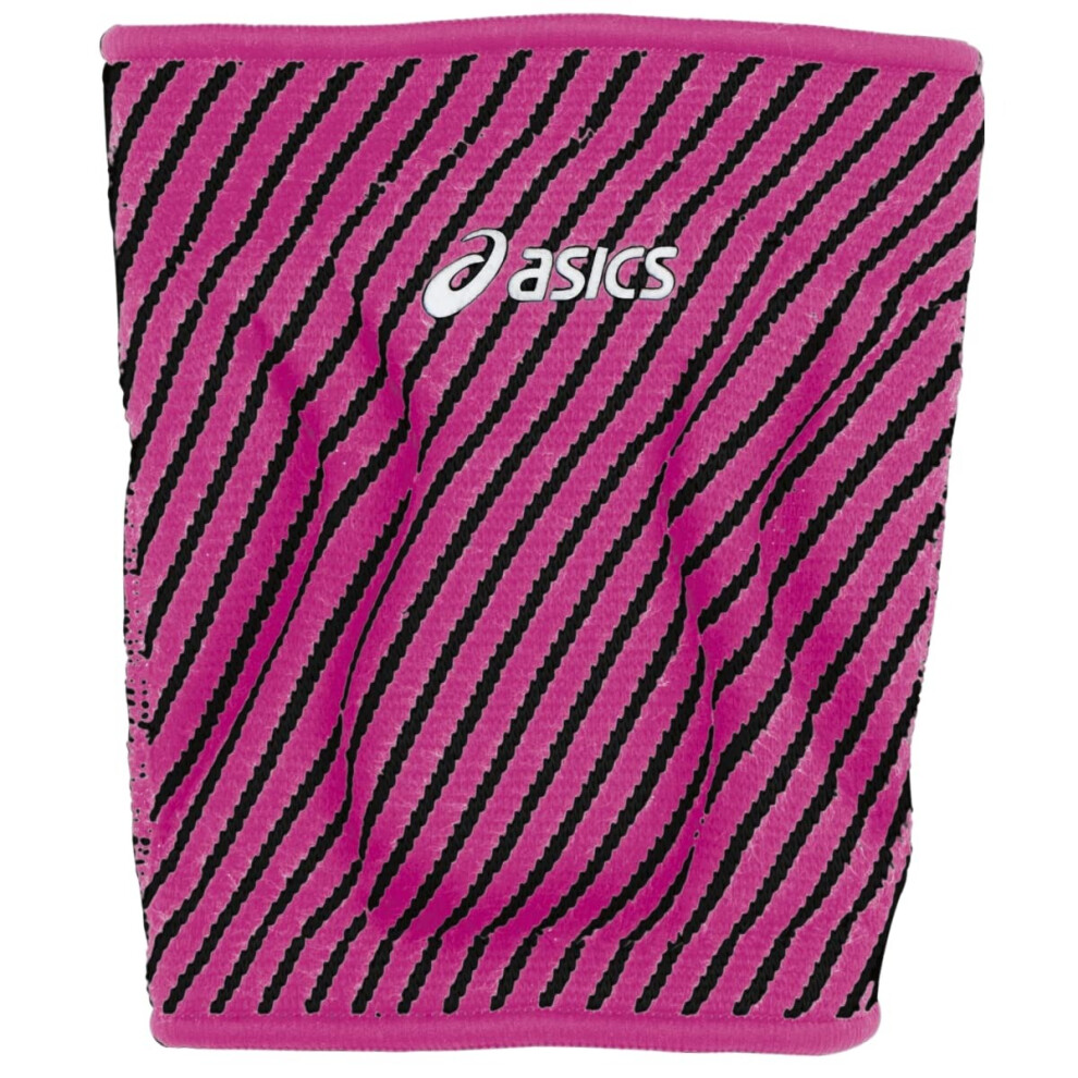 ASICS Replay Reversible Knee Pad  One Size Fits All  Pink Glow/Black-image-OPC-PFMWNZJ-NEW