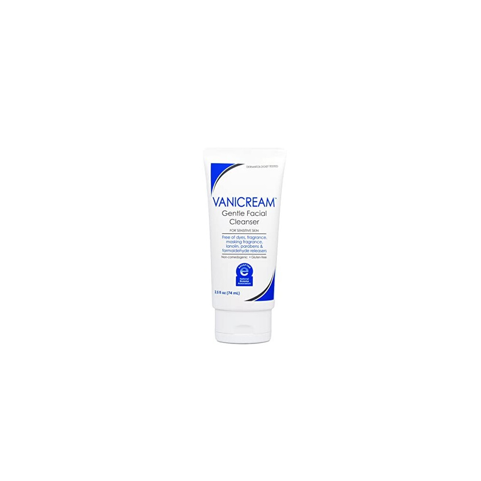 Limpiador Facial Suave Vanicream - 2.5 Fl Oz, Sin Irritantes Comunes, Ideal Para Piel Sensible, FóRmula Suave Y Efectiva-image