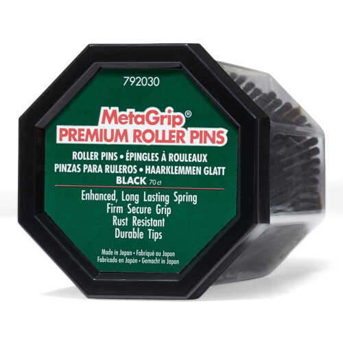 MetaGrip Black Premium Roller Pins Black