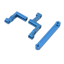 Dunkelblaue Aluminium-RC-Lenkung 10 g 1/16 MJX 16208