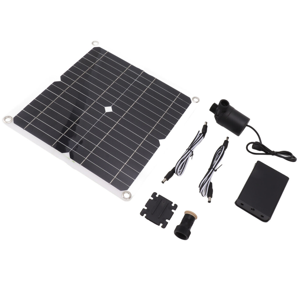 Solar Water Pump Kit 12V 22W With 100W Solar Panel For Fountain & Irrigation 7901338567964