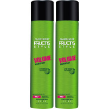 Garnier Fructis Style Volym Anti-fukt hrspray 8,25 Oz 2 Count (Frpackningen kan variera)