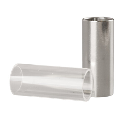 2PCS Guitar Slide Bars Metal and Plastic String 2