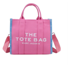 (pink) Womens Handbags Designer Laptop Large Capacity Canvas Shoulder Tote Bags