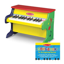 Melissa & Doug Pianoforte da Gioco con 25 Tasti e Libro di Canzoni Colorato - Pianoforte per Bambini 3+
