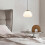 Nordicstyle glass pendant light, E27 screw lighting fixture 2
