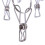 Stainless Steel Hanging Drying Rack Pins 36 Clips Clothespins Laundry Clamp For 2