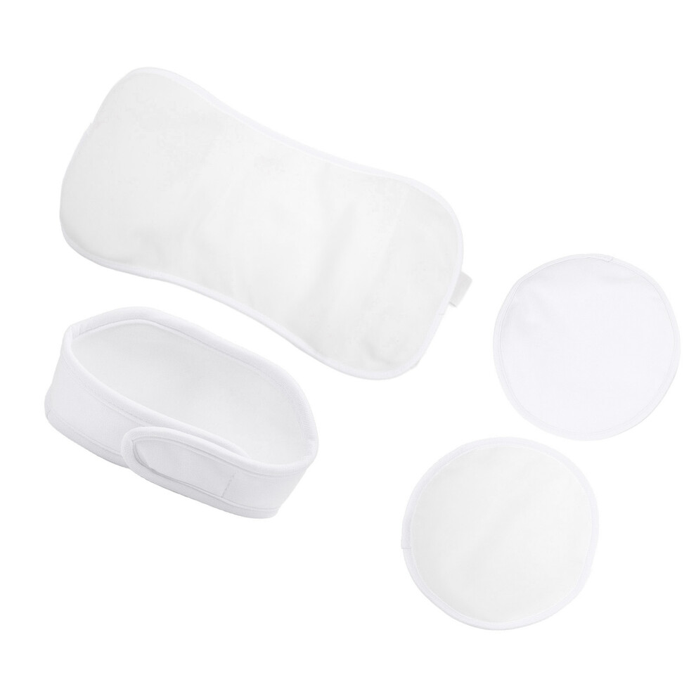 White Leakage-Proof Castor Oil Wrap For Waist Neck Chest