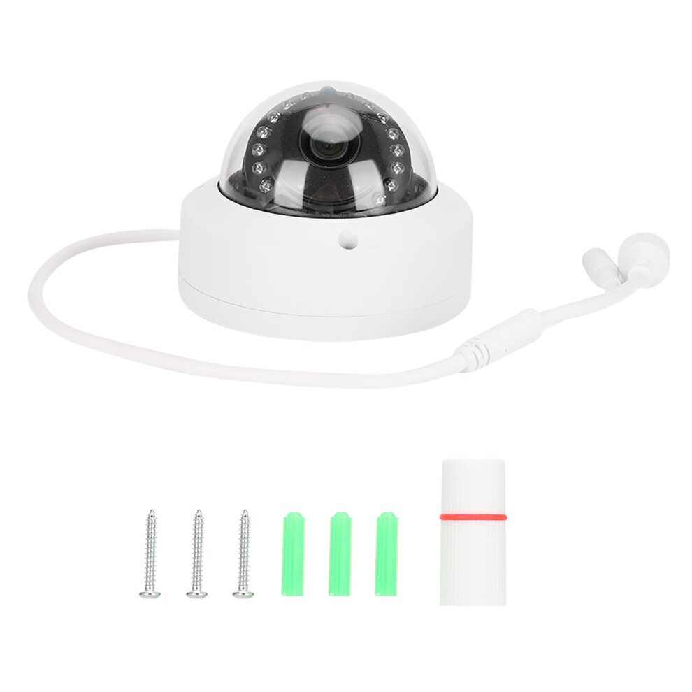 Ip Dome Camera Builtin Poe 15 Light Infrared Night 9121376329388