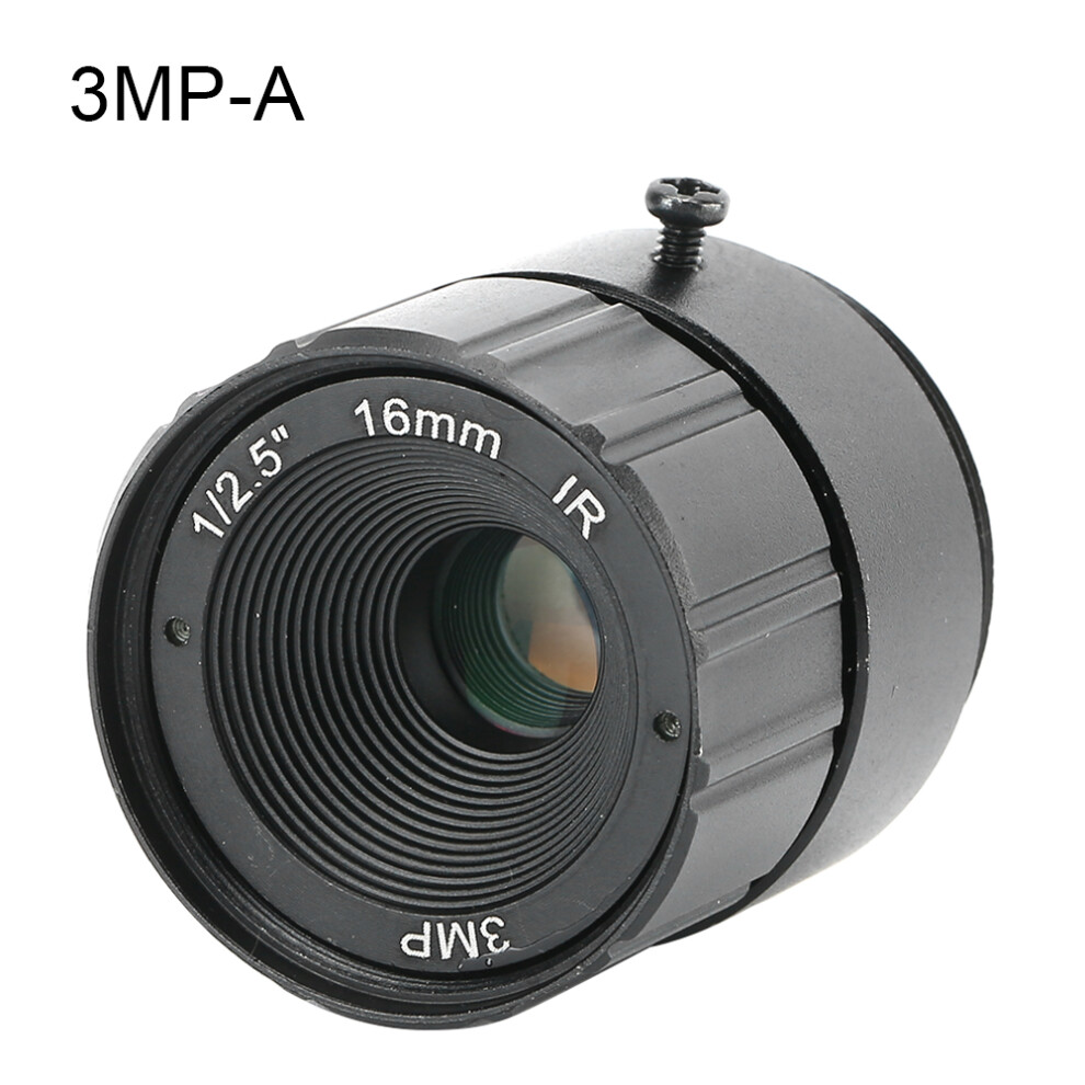 Cctv Fixed Lens 16Mm 3Mp Mount Cs High Definition 9121376329722