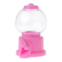 (Pink) Practical Candy Bank Dispenser Machine Snacks Storage Box Coin Money For Kids Ba