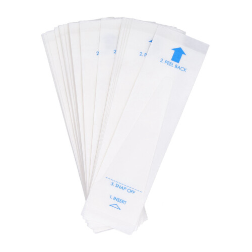 50 Stück Thermometer-Sondenabdeckungen 9,5x2,5 cm 1