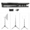 Lightweight Tripod Lamp Stand Reverse Folding for 4