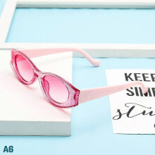 (1 pc, A6) Vintage Small Frame Sun Glasses Ladies Uv400 Sun Shades Girl Oval Sunglasses Men