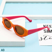 (1 pc, A3) Vintage Small Frame Sun Glasses Ladies Uv400 Sun Shades Girl Oval Sunglasses Men