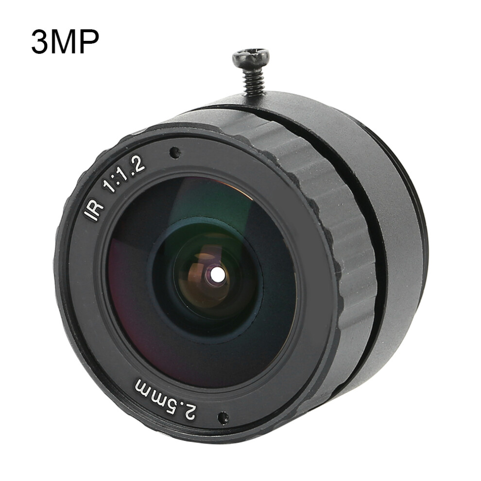 Cctv Fixed Lens 2.5Mm 3Mp Mount Cs High Definition 9121376329845