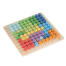 Kinder Holz-Lernbrett 3-in-1 Mathe Zählen & Gehirntraining Spielzeug