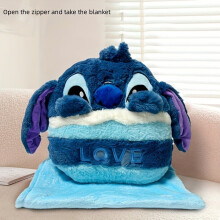 Universelles Bürokissen und Decke mit niedlichen Mustern, Stitch