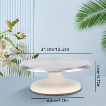 Tortenaufsatz, 12 Zoll 30,48 cm, Weiß