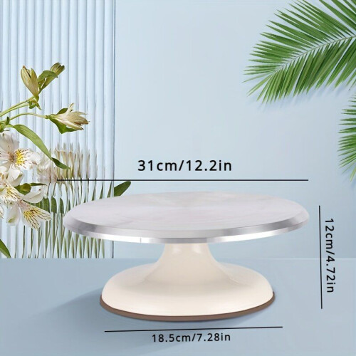 Tortenaufsatz, 12 Zoll 30,48 cm, Weiß